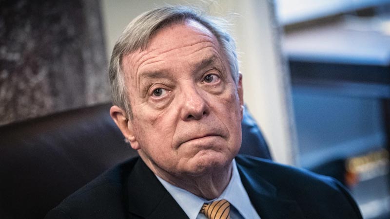  Durbin Rebukes McConnell Over Judiciary Complaints, Cites Garland Block in 2016